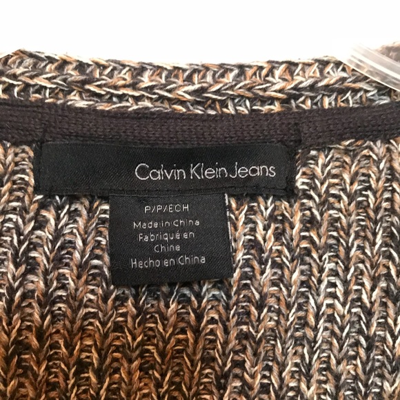 Calvin Klein Sweater Jacket With Buttons - Picture 6 of 7